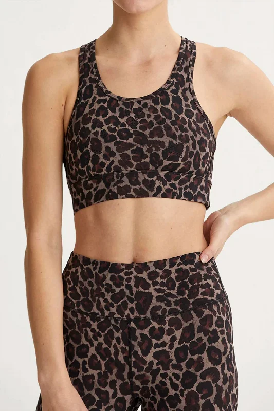 Berkeley Sports Bra In Tort Leopard