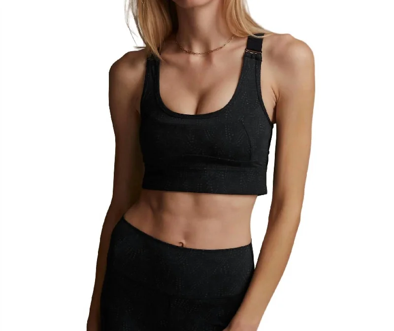 Edris Sports Bra In Mono Feather