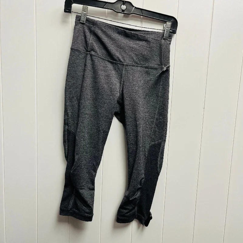 Grey Athletic Capris Lululemon, Size 4