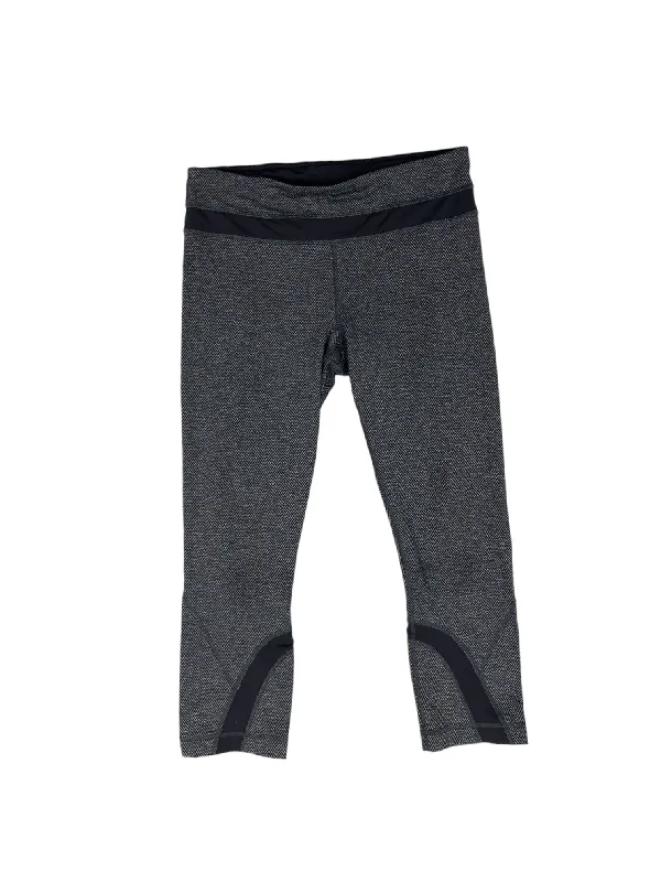 Grey Athletic Capris Lululemon, Size 8