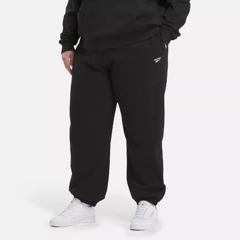 Reebok Identity Small Logo Fleece Joggers (Plus Size)