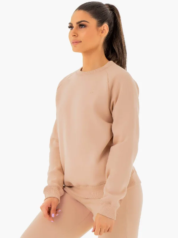 Adapt Boyfriend Sweater - Nude