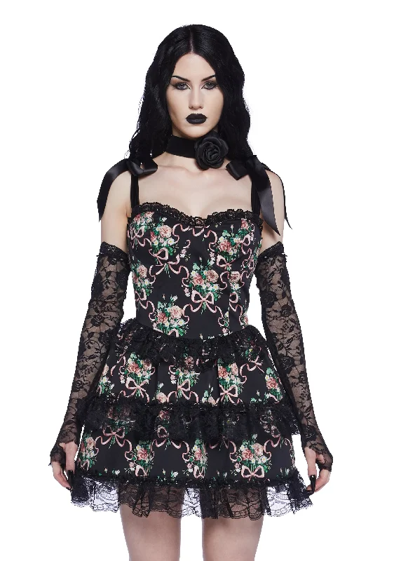 Bewitched Bloom Mini Dress