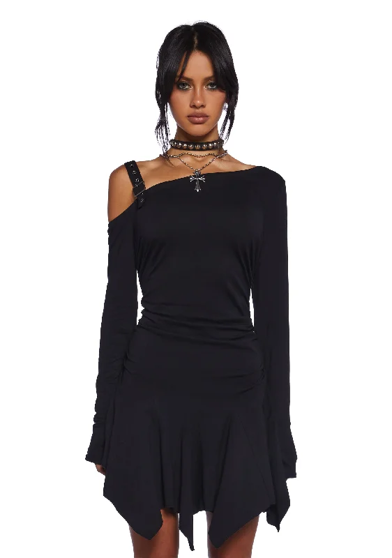 Brooding Thoughts Mini Dress