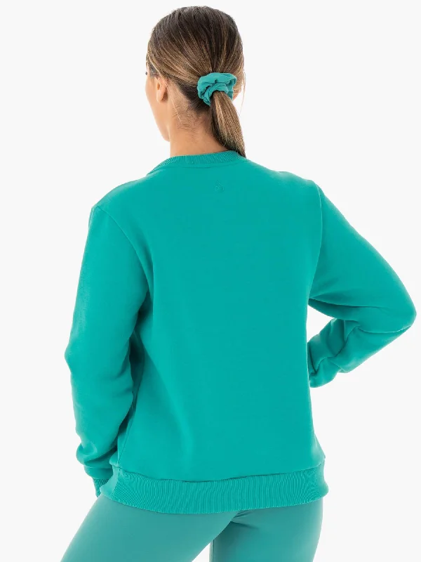 Motion Oversized Sweater - Teal