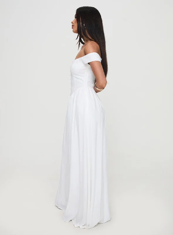 Romantic Maxi Dress White