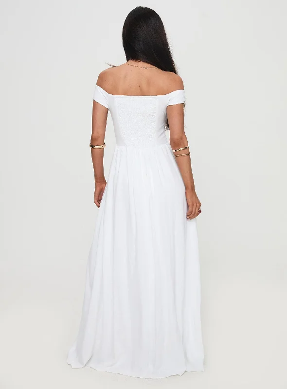 Romantic Maxi Dress White