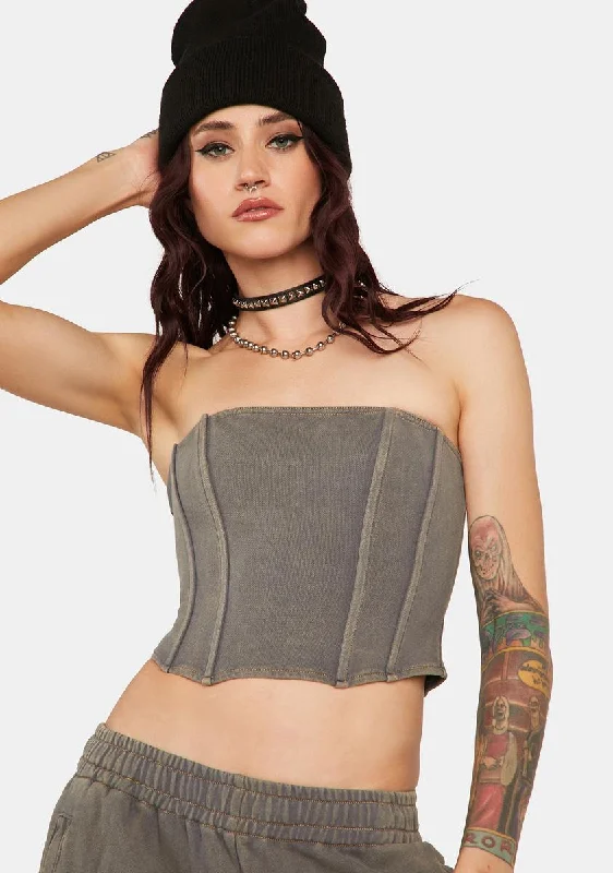 Just Relax Crop Bustier