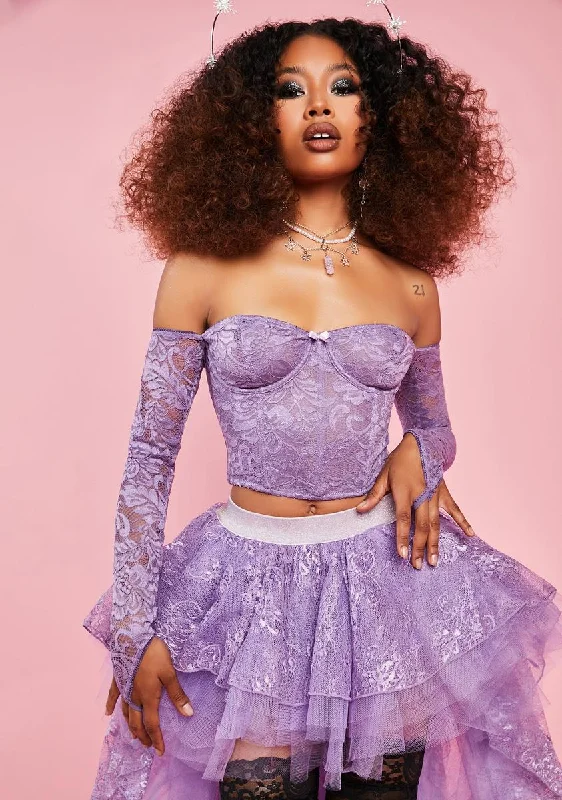 Lavender Nymph Princess Corset Top