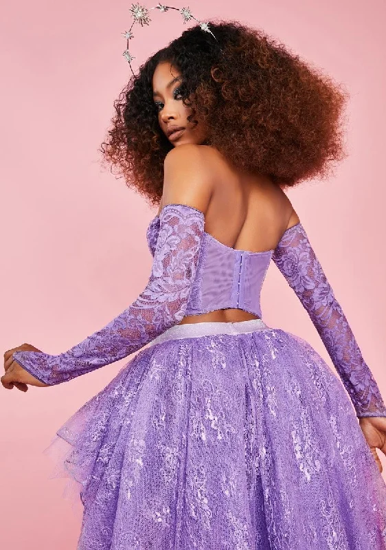 Lavender Nymph Princess Corset Top