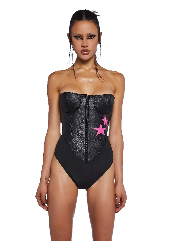 Superstar Bodysuit - Black