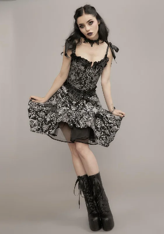 To Tell The Tale Brocade Bustier Top