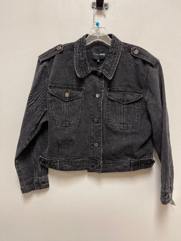 Black Denim Jacket Denim Fashion Nova, Size L