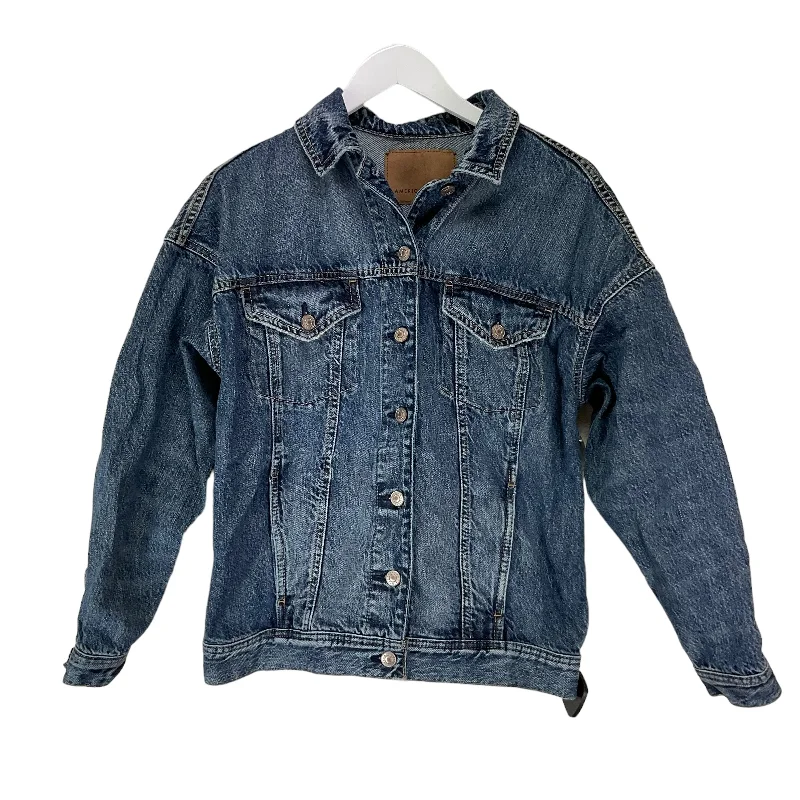 Blue Denim Jacket Denim American Eagle, Size S