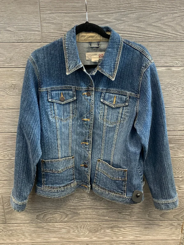 Blue Denim Jacket Denim Eddie Bauer, Size Xl