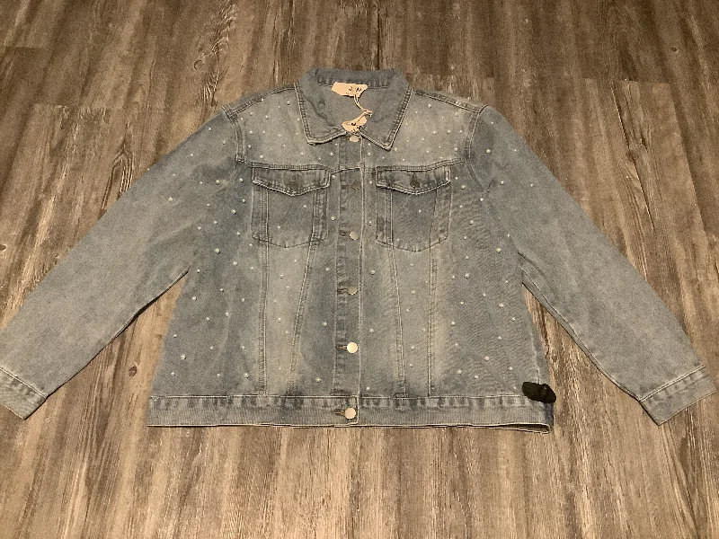 Blue Denim Jacket Denim Savanna Jane, Size 2x