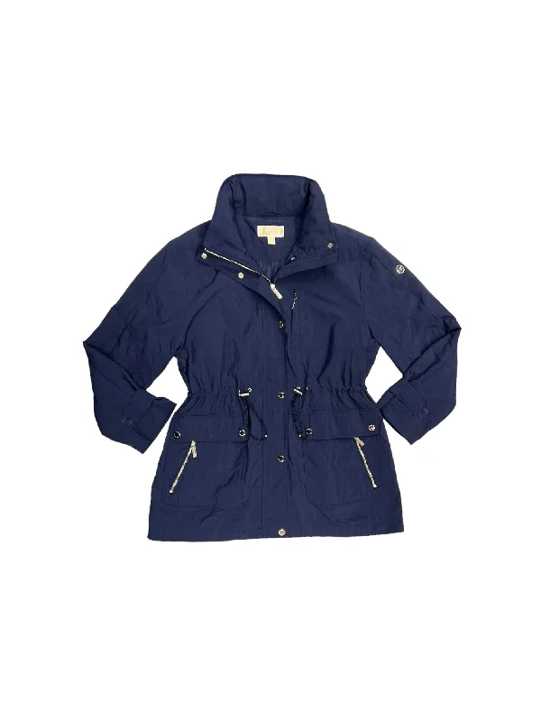 Navy Jacket Windbreaker Michael Kors, Size L