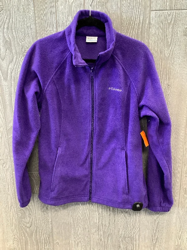 Purple Jacket Fleece Columbia, Size L