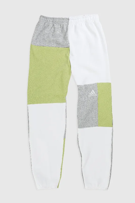 Unisex Rework Adidas Patchwork Sweatpants - M