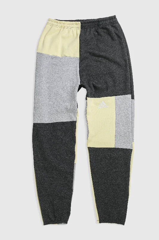 Unisex Rework Adidas Patchwork Sweatpants - M