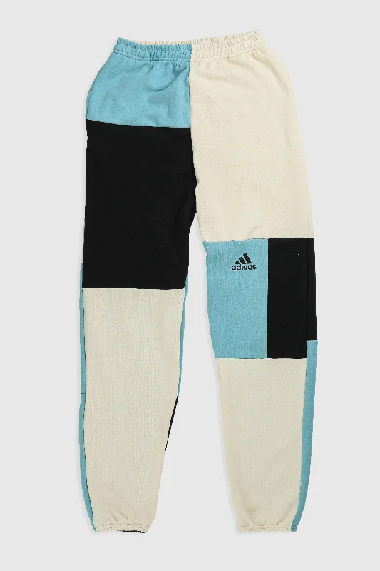 Unisex Rework Adidas Patchwork Sweatpants - XS