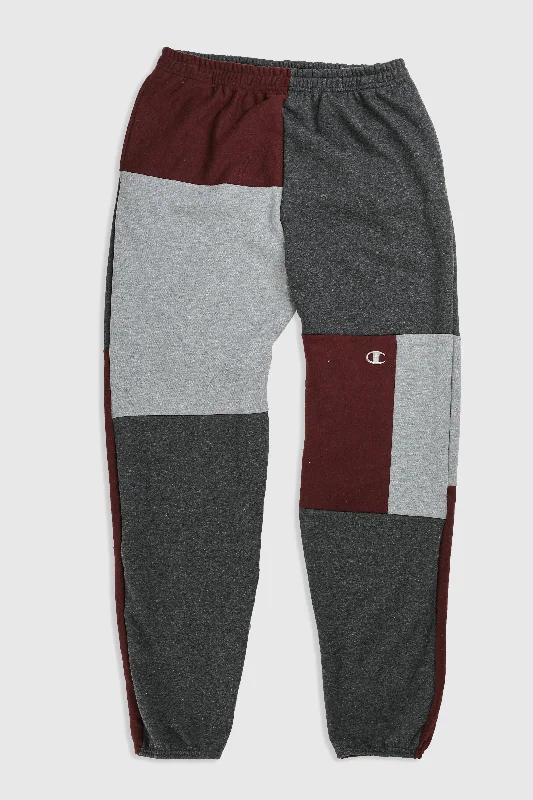 Unisex Rework Champion Patchwork Sweatpants - L