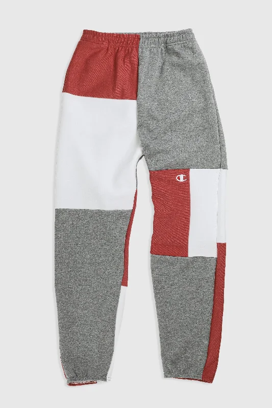 Unisex Rework Champion Patchwork Sweatpants - XS