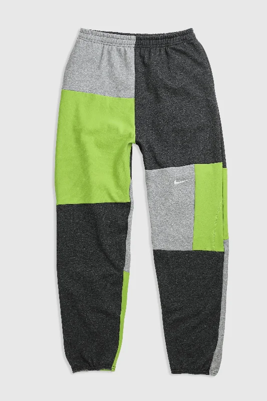 Unisex Rework Nike Patchwork Sweatpants - M