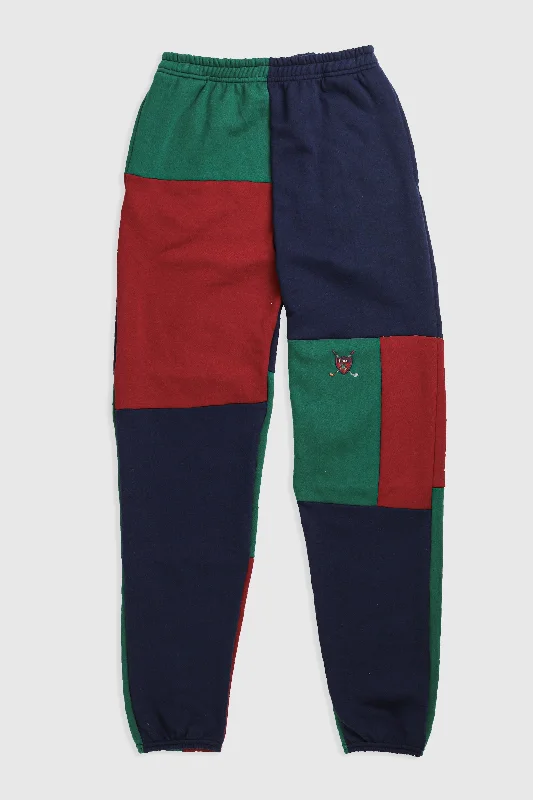 Unisex Rework Patchwork Sweatpants - S