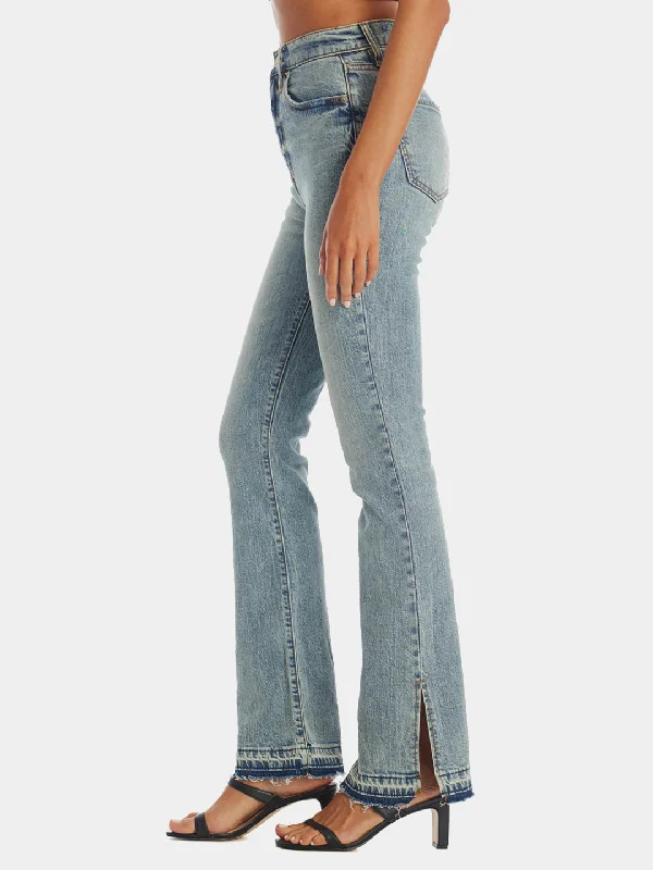 Go-Getter Flared Side Split Jeans