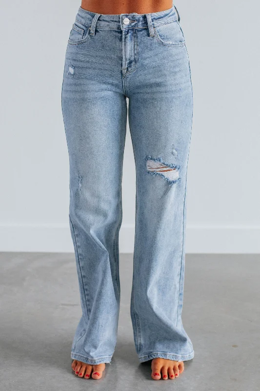 Joni Risen Jeans - Light Wash