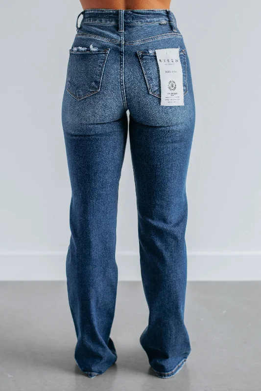 Maranie Risen Jeans - Dark Wash