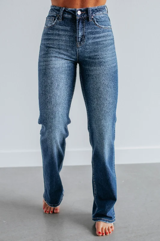 Maranie Risen Jeans - Dark Wash