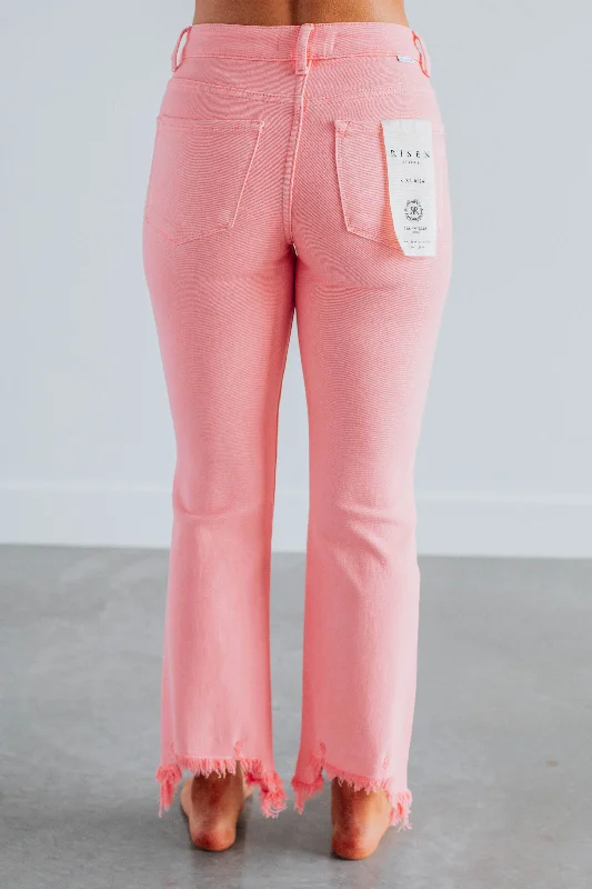 Neona Risen Jeans - Flamingo