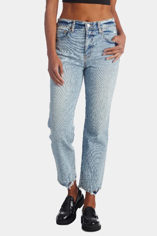 Straight Up High Rise Straight Leg Jeans