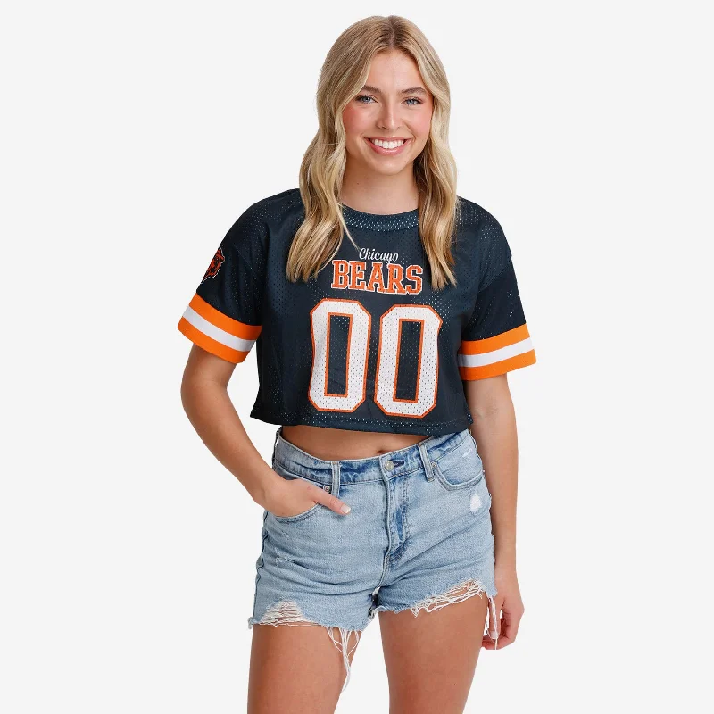 Chicago Bears Womens Gameday Mesh Crop Top