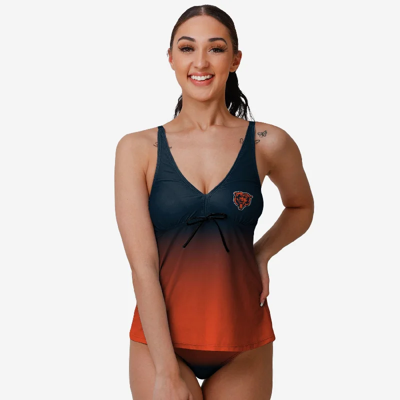 Chicago Bears Womens Gametime Gradient Tankini