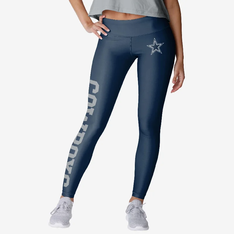 Dallas Cowboys Womens Solid Big Wordmark Legging