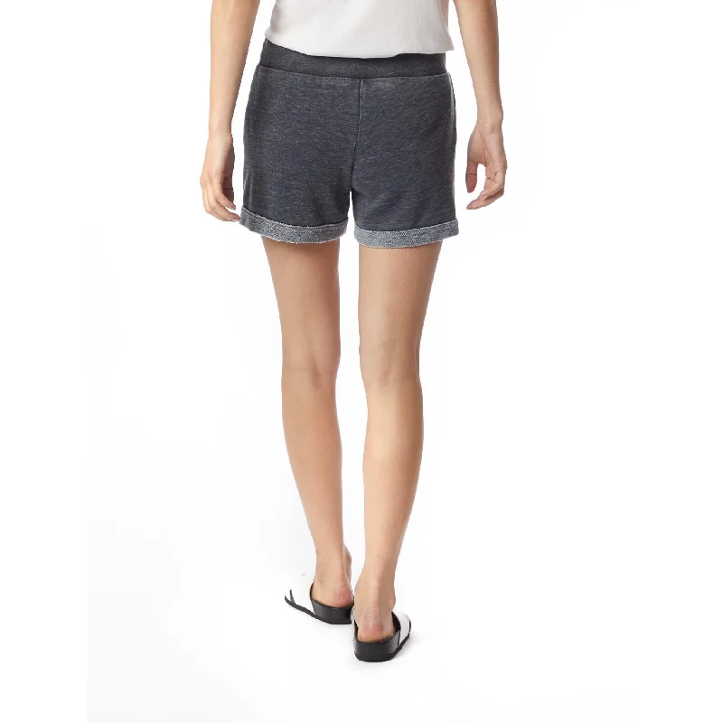 Lounge French Terry Shorts (Washed Black)