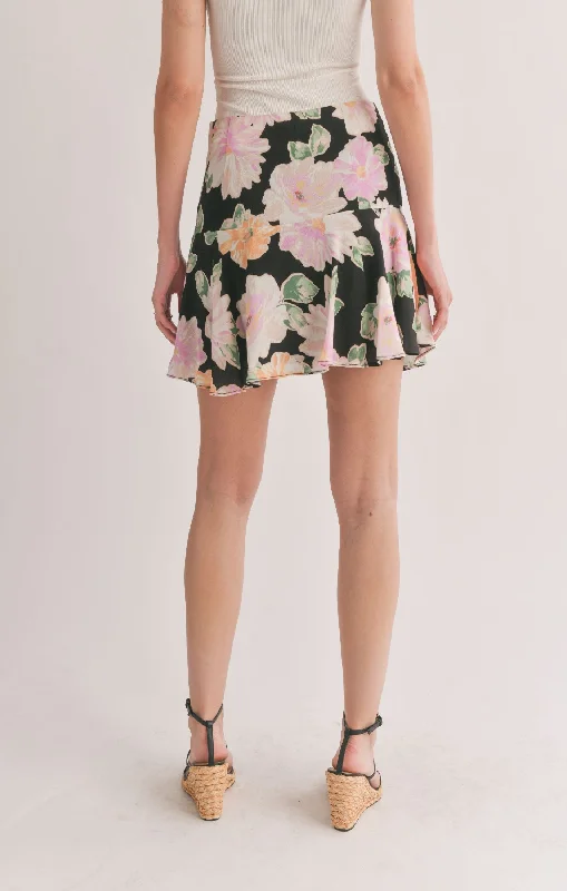 Meadows Flare Mini Skirt