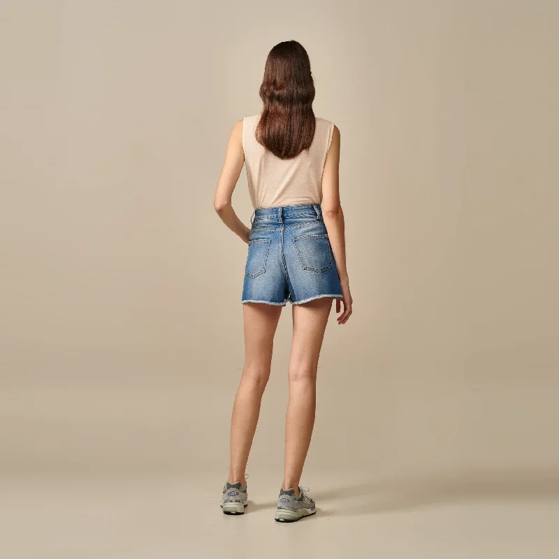 Party Denim Shorts (Light Blue)