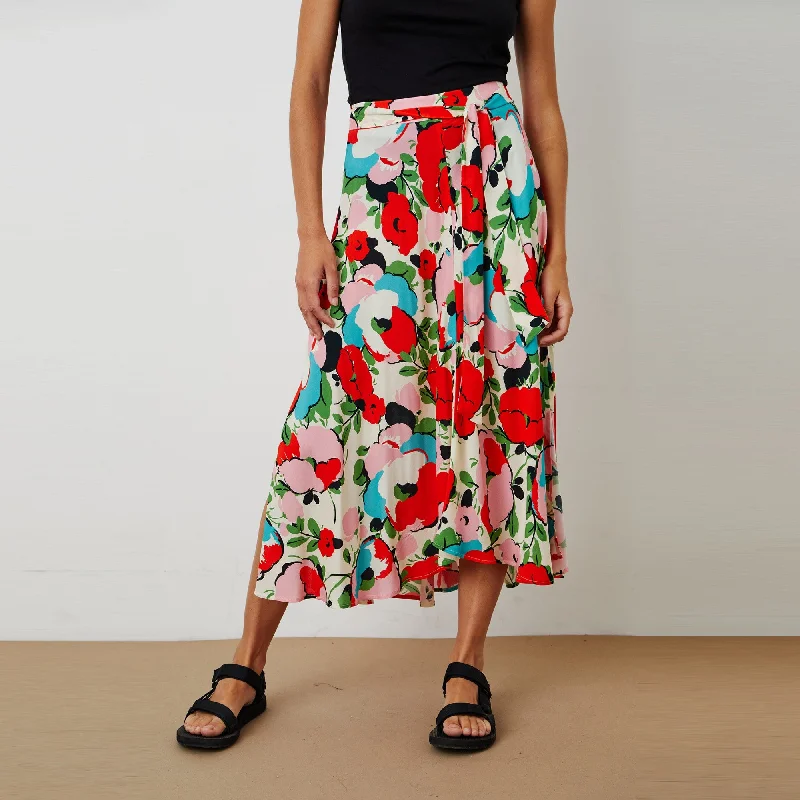 Swan Print Skirt (Posey + Floral)