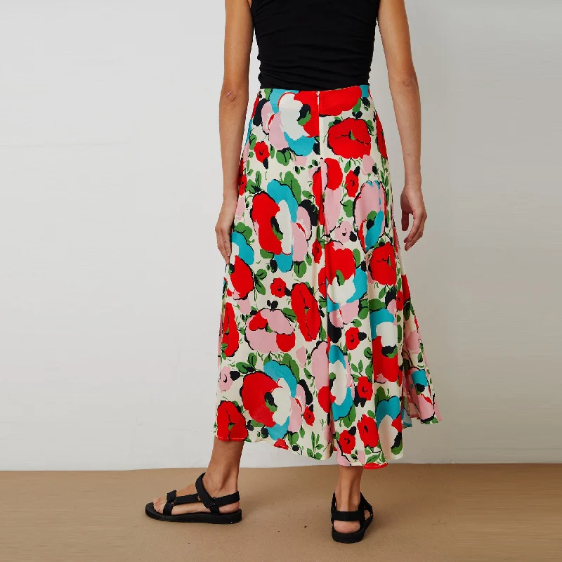 Swan Print Skirt (Posey + Floral)