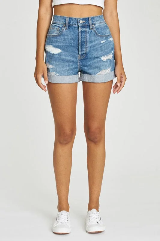 Valley Girl High Rise Mom Shorts