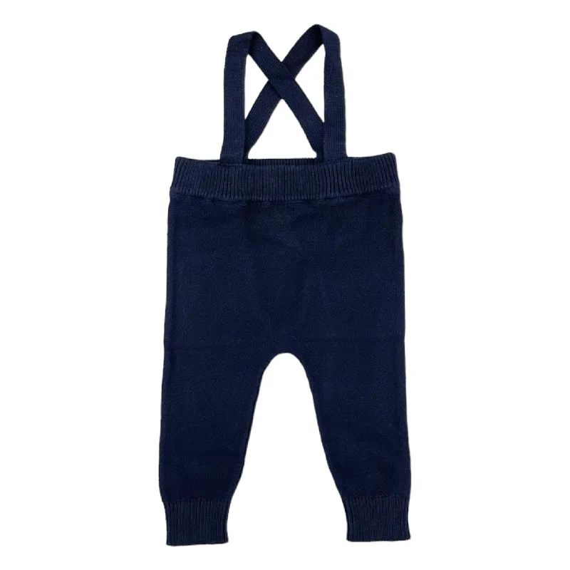 Mann Lionel Navy Baby Lionel Suspenders + Kenzo Mohair Sweater SET