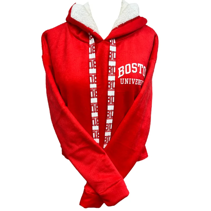 Boston University Varsity Furry Hoodie