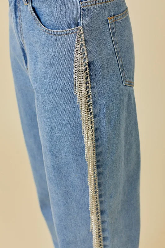 Broadway Rhinestone Denim Jeans