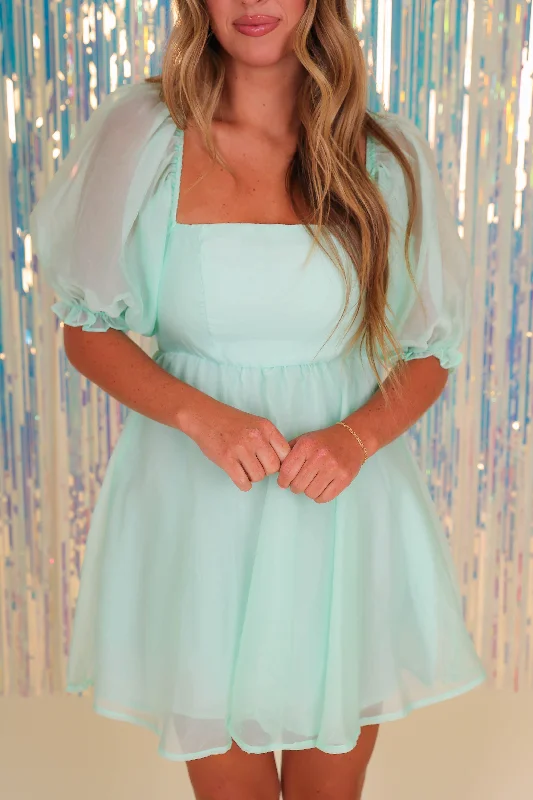 RESTOCK: For All of Time Dress-Mint