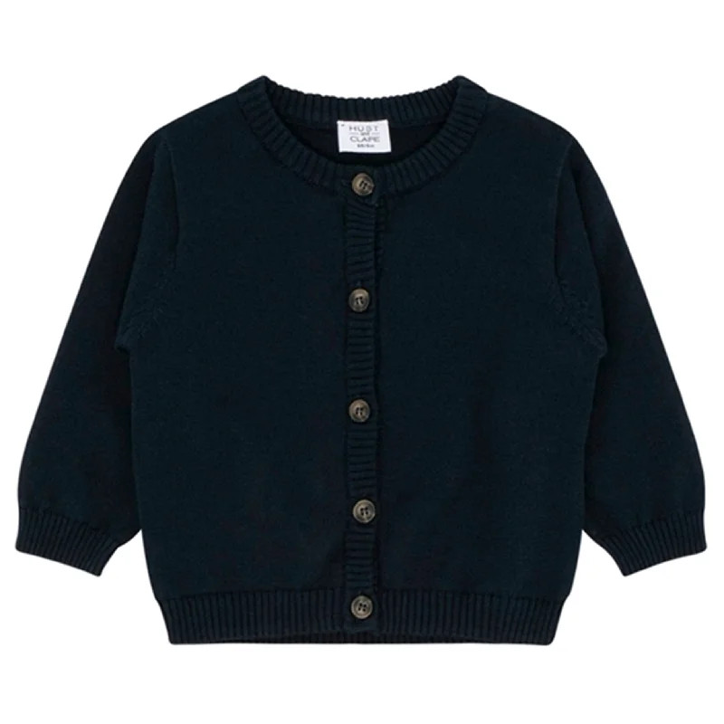 Hust & Claire Baby Navy Clyde Cardigan NOOS