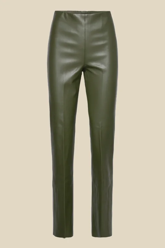 Kaylee Straight Faux Leather Pants